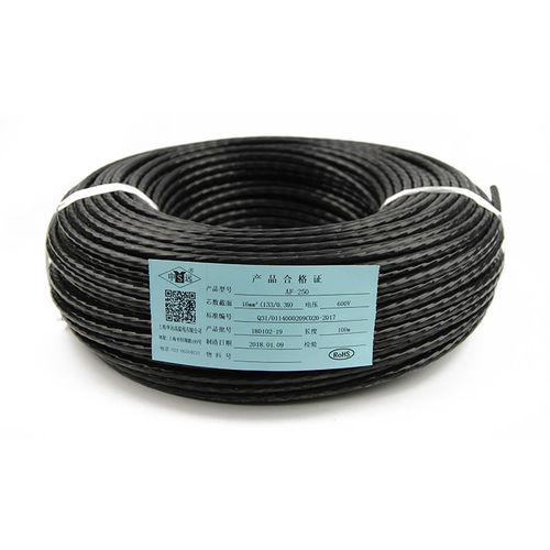 Filo elettrico isolato - AF250 / AF250X series - Shanghai Shenyuan High Temperature wire Co., Ltd - in rame / elastico / cordato a trefoli