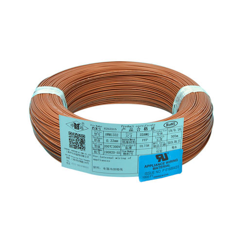 Filo elettrico isolato - UL1332 series - Shanghai Shenyuan High Temperature wire Co., Ltd - in rame / in FEP / elastico