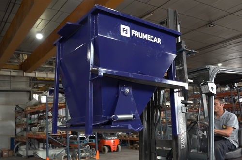 Tramoggia elevabile - TTH 500 - Frumecar - di riempimento / di carico / per pezzi