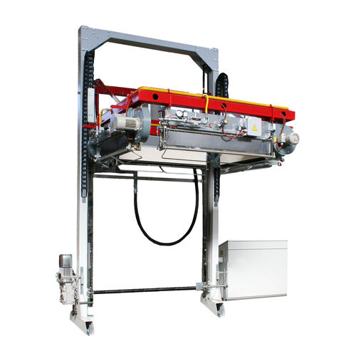 Incappucciatrice con film termoretraibile - FT 55 - OFFICINA MECCANICA SESTESE S.p.A. - automatica / per sacchi / per contenitori in vetro