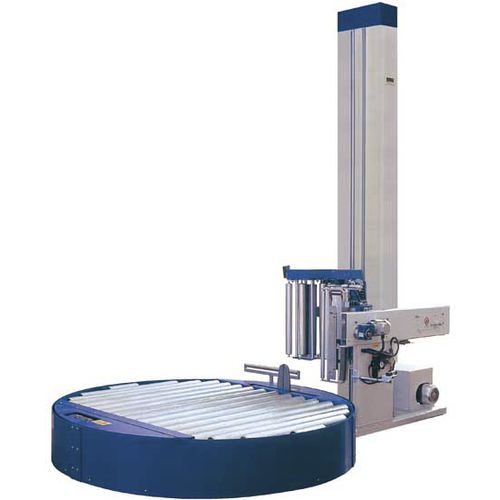 Macchina avvolgitrice a tavola rotante - AV 300 - OFFICINA MECCANICA SESTESE S.p.A. - interamente automatica / per cartone / per carta