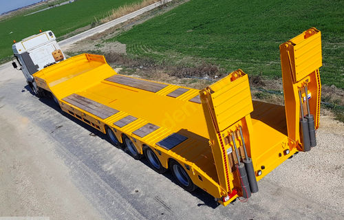 Rimorchio a pianale - EOW - gooseneck / da cantiere / a un asse