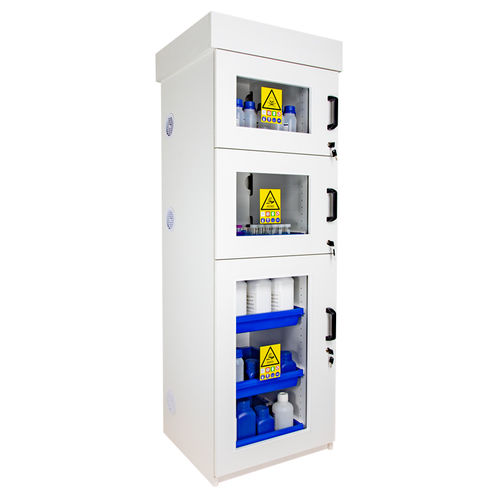 Armadio di stoccaggio - APC107+ - ALL SAFETY - di sicurezza / a pavimento / a scomparti