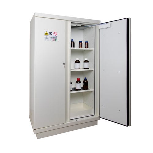 Armadio di stoccaggio - 795+BE - ALL SAFETY - portabatteria / a pavimento / con ante battenti