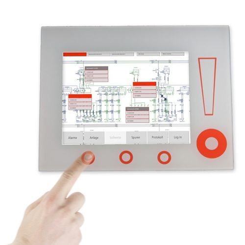 Tastiera numerica a muro - Elektrosil GmbH - capacitiva / in acrilico / in vetro