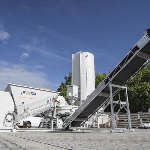 Centrale di betonaggio mobile - promix-1000 - promix Anlagenbau GmbH & Co. KG - compatto / automatico