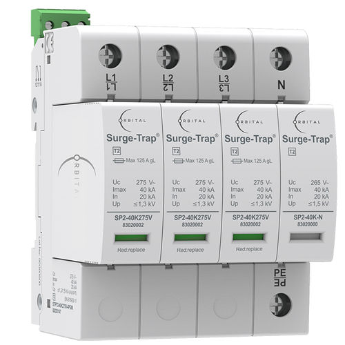 Limitatore di sovratensione classe I - OSPD-3A - Orbital Lightning Protection Technologies - classe IEC 2 / classe IEC 3 / 4 poli