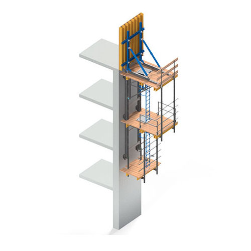 Cassaforma a ripresa - Woodset - URTIM - per pilastri / per facciata / di grande altezza