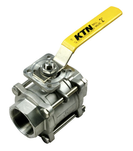 Valvola 3 pezzi - 1113M - KTN - a sfera / a leva / filettata