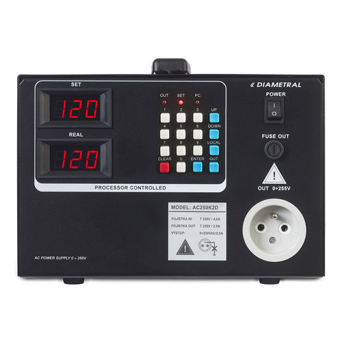 Alimentatore elettrico da tavolo - AC250K2D - Diametral a.s. - AC/AC / da laboratorio / rinforzato