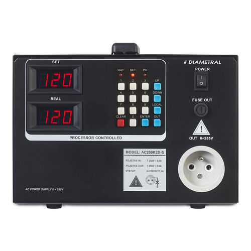 Alimentatore elettrico da tavolo - AC250K2D-S - Diametral a.s. - AC/AC / stabilizzato / da laboratorio