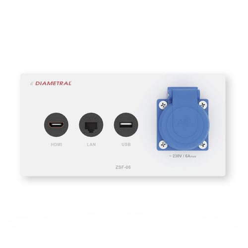 Pannello di distribuzione DC - ZSF-06 - Diametral a.s. - AC / HDMI / USB