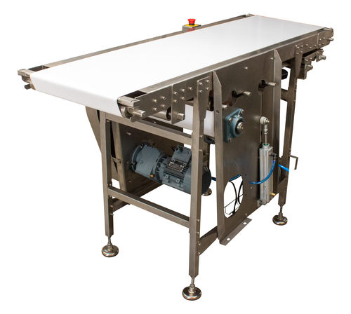 Trasportatore a nastro - Oflaz Mechanics And Food Processing Equipment - orizzontale / dritto / con motore elettrico