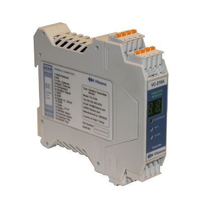 Trasmettitore di vibrazioni per monitoraggio continuo - VC-210A - Vibsens - sismico / con condizionatore / con interruttore di vibrazione