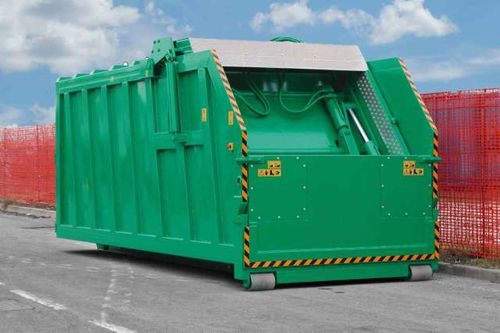 Compattatore per rifiuti fisso - TECNO COSTRUZIONI SRL - a carico dall'alto