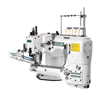 Macchina da cucire a 4 aghi - SIRUBA D007R Series - H SEWING CO., LTD. - a 6 fili / per tessuti / fissa