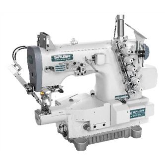 Macchina da cucire punto annodato - SIRUBA S007K/KD Series - H SEWING CO., LTD. - a tre aghi / per tessuti / per pulsanti