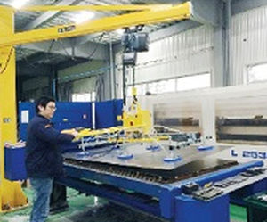 Ventosa di sollevamento per lastre - BLA series - Herolift - regolabile / elettrica