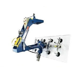 Ventosa di sollevamento per lastra di vetro - BLS series - Herolift - regolabile / per alimentazione continua / girevole a 90°