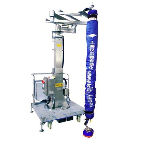 Manipolatore pneumatico - VEL120-2.5-STAND - Herolift - a ventosa / di carico / per fusti