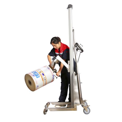 Accatastatore manuale - CTB140D - Herolift - a timone con guida da terra / per movimentazione / per fusti