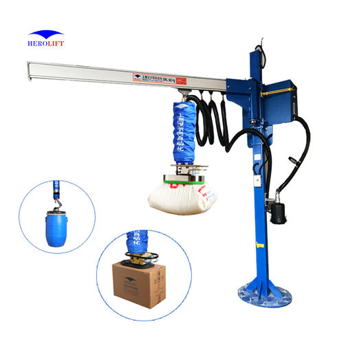 Manipolatore pneumatico - VEL160-2.5-STD - Herolift - con presa a vuoto / per fusti / per lamiere