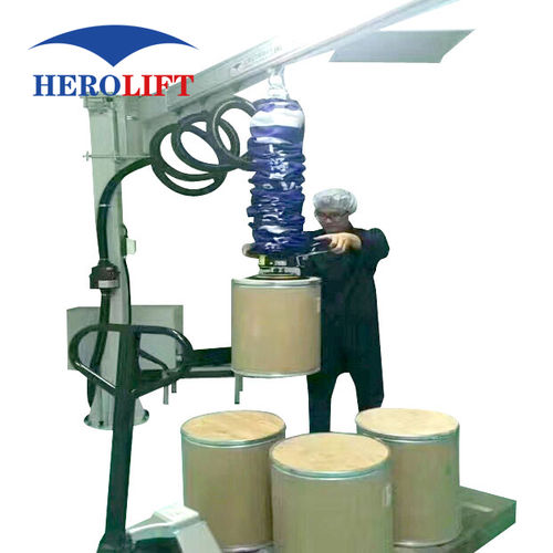 Tubo di sollevamento per cartone - VEL140-2.5-STAND - Herolift - per fusti / per lamiera / per bagagli