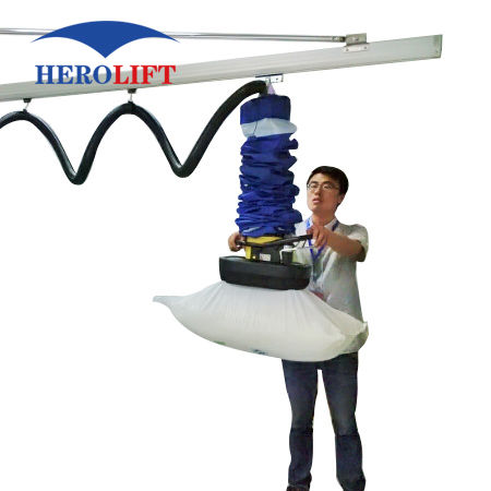 Tubo di sollevamento per fusti - VEL160-2.5-Std - Herolift - per cartone / per sacchi / per pietra