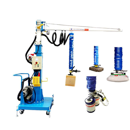 Manipolatore pneumatico - VEL140-2.5-STAND - Herolift - con ventosa / di carico / per fusti