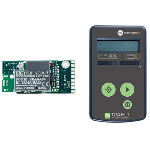 Tensiometro per cavi ad avvolgimento - T24 series - Mantracourt Electronics Ltd - portatile / wireless