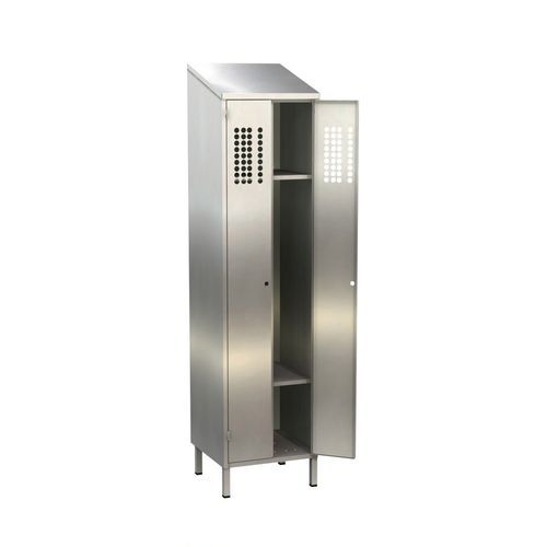 Armadio spogliatoio industriale - 54833 series - Brökelmann Geräte- und Anlagenbau - in acciaio inossidabile / ventilato