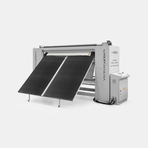 Macchina da taglio per pannelli - M-5000 - MERT MACHINERY - di lama / livellamento / a rulli