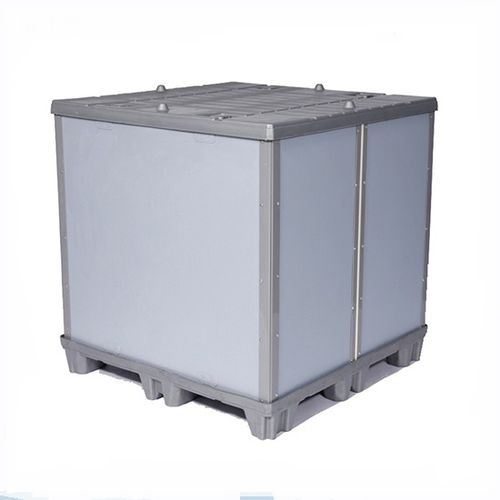 Cassa-pallet in HDPE - KT-FB1210 - Qingdao King Tai Plastic Industry Co.,Ltd - di stoccaggio / da trasporto / con coperchio