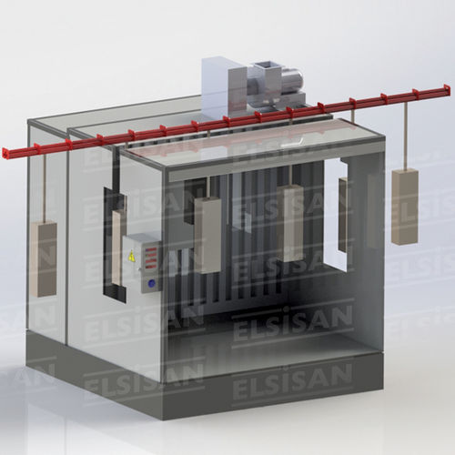 Cabina di verniciatura chiusa - Elsisan - per pezzi di ricambio / automatica / manuale
