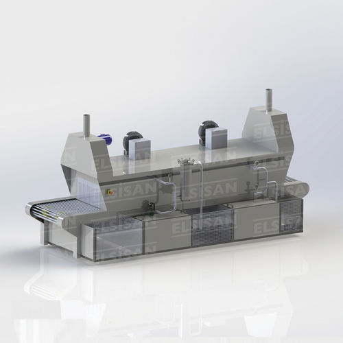 Macchina di lavaggio a spruzzo - YBM series - Elsisan - automatica / per applicazioni automotive / per trattamento di superficie