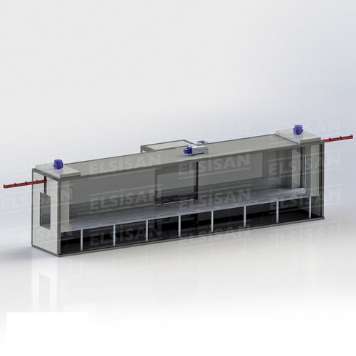 Forno a tunnel - Elsisan - per essiccazione / di cottura