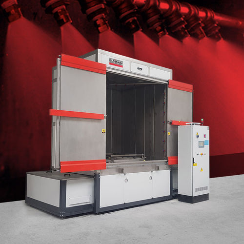 Macchina di lavaggio a spruzzo - YKM series - Elsisan - mediante rotazione / agitazione / automatica / industriale