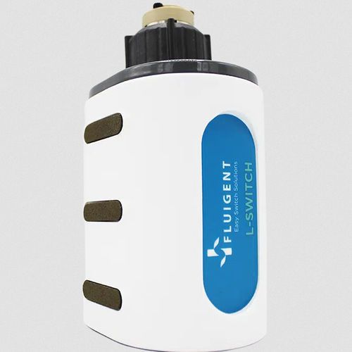 Valvola ad ingombro ridotto - L-SWITCH™ - FLUIGENT - per motore / in PEEK / a 6 vie