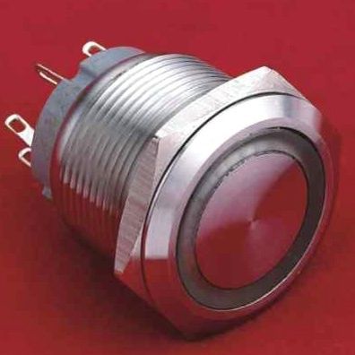 Pulsante sensibile - GQ22-11WE - Coca Enterprise Co.,Ltd. - antivandalismo / luminoso a LED / ad anello