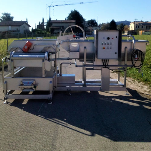 Lavatrice agroalimentare per verdura - IV-G - Favrin S.r.l. - per frutta / a nastro / a tamburo