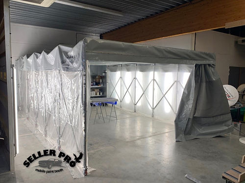 Cabina di verniciatura chiusa - RETRA-FLEX 3 - SELLERPRO COMPANY - per veicolo / a filtro / automatica