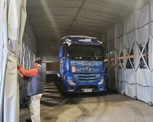 Cabina di verniciatura chiusa - RETRA-FLEX PL - SELLERPRO COMPANY - per veicolo pesante