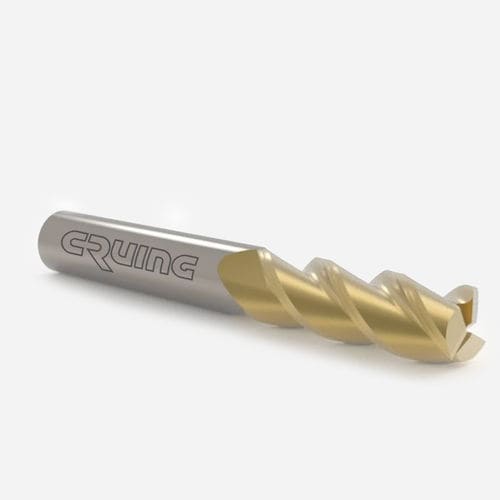 Fresa carburo solido - AM100 series - Cruing Italy srl - per alluminio / ad alta prestazione / per taglio