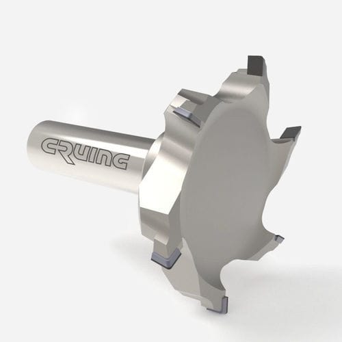 Fresa integrale - AES8 series - Cruing Italy srl - a filettare / per legno / a gambo cilindrico