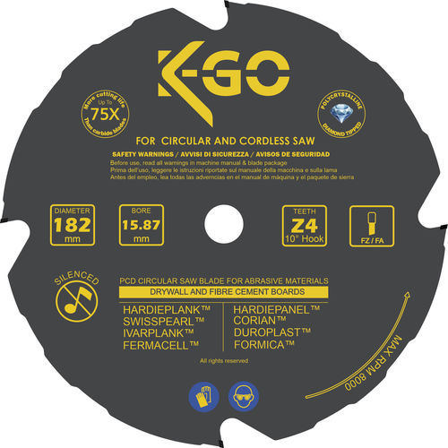 Lama per sega circolare - Cruing Italy srl - per troncatura / in carburo / per materiali abrasivi