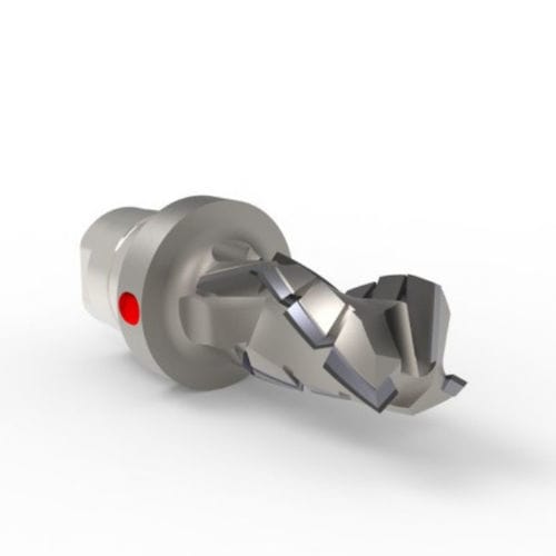 Fresa a inserti - MACH 3 EVO AES21  - Cruing Italy srl - PCD / a gambo cilindrico / per macchine CNC