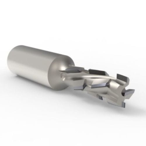 Fresa a inserti - MACH 2 AES0 - Cruing Italy srl - PCD / a gambo cilindrico / per macchine CNC