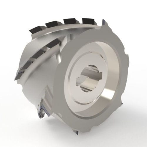 Fresa a inserti - DFA 45° - Cruing Italy srl - di angolo / di giunzione / PCD