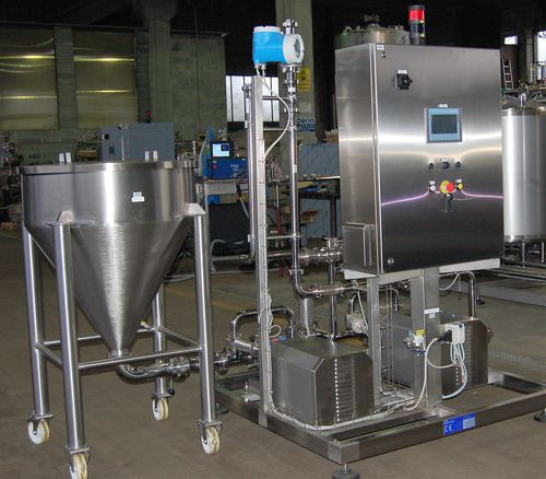 Unità di miscelazione e dosaggio continua - Sordi SRL - yogurt / per l'industria agroalimentare