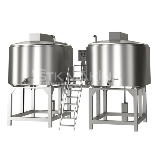 Serbatoio di processo - STK Makina - per riscaldamento / per latte / cilindrico